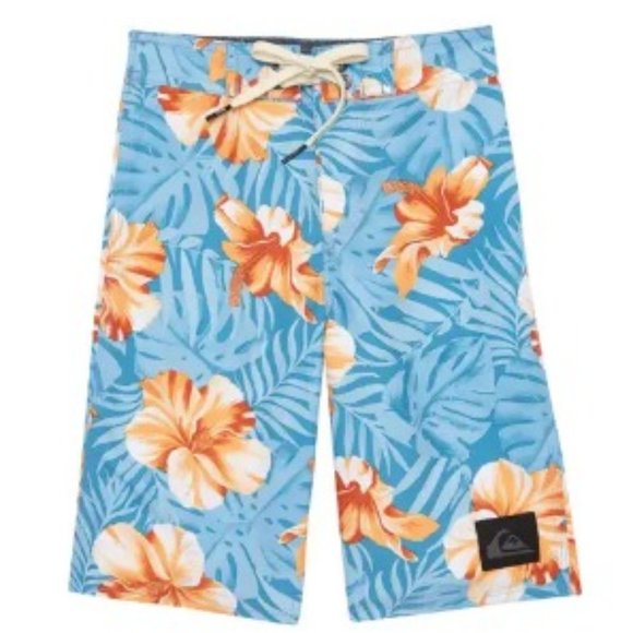 Quiksilver Floral Boardshorts 2T, NWT - Picture 1 of 1